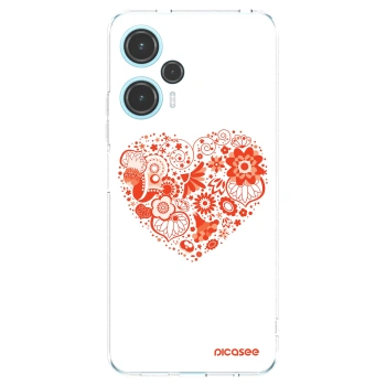 Picasee διαφανής θήκη σιλικόνης Xiaomi Poco F5 - Big heart
