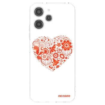 Picasee διαφανής θήκη σιλικόνης Xiaomi Redmi 12 4G - Big heart