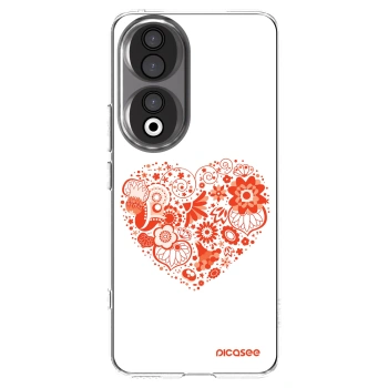 Picasee διαφανής θήκη σιλικόνης Honor 90 5G - Big heart