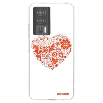 Picasee διαφανής θήκη σιλικόνης Xiaomi Poco F5 Pro 5G - Big heart