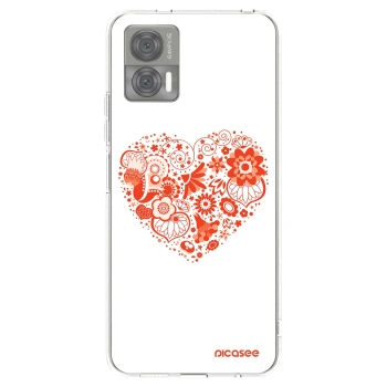 Picasee διαφανής θήκη σιλικόνης Motorola Edge 30 Neo - Big heart