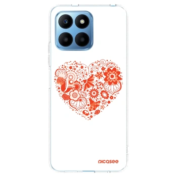 Picasee διαφανής θήκη σιλικόνης Honor 70 Lite - Big heart