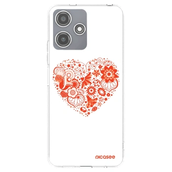 Picasee διαφανής θήκη σιλικόνης Xiaomi Redmi 12 5G - Big heart