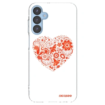 Picasee διαφανής θήκη σιλικόνης Samsung Galaxy A15 A156B 5G - Big heart