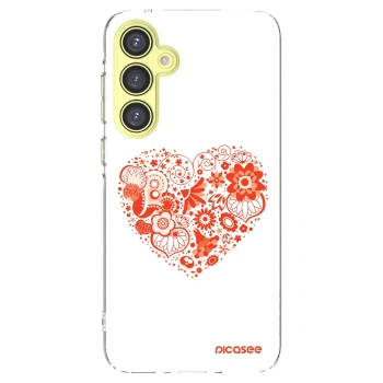 Picasee διαφανής θήκη σιλικόνης Samsung Galaxy A35 5G A356B - Big heart
