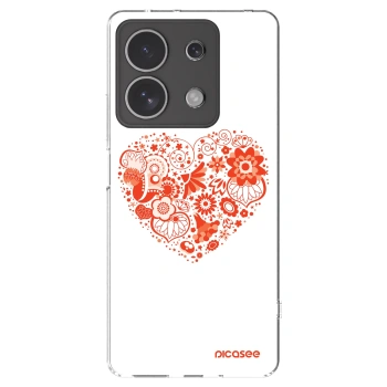 Picasee διαφανής θήκη σιλικόνης Xiaomi Redmi Note 13 4G - Big heart