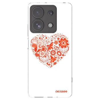 Picasee διαφανής θήκη σιλικόνης Xiaomi Redmi Note 13 Pro 4G - Big heart