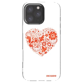 Picasee διαφανής θήκη σιλικόνης Apple iPhone 16 Pro Max - Big heart