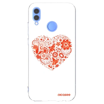 Picasee διαφανής θήκη σιλικόνης Honor 10 Lite - Big heart