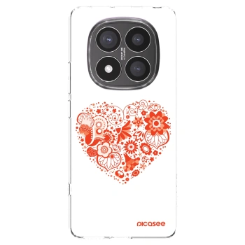 Picasee διαφανής θήκη σιλικόνης Xiaomi Redmi Note 14 Pro+ 5G - Big heart