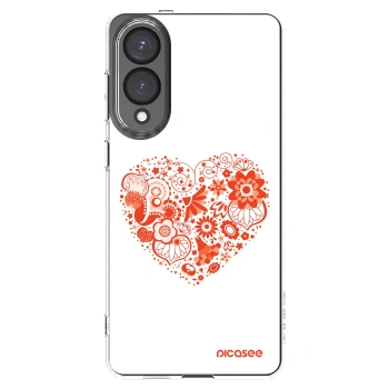 Picasee διαφανής θήκη σιλικόνης Samsung Galaxy S25 Edge 5G - Big heart
