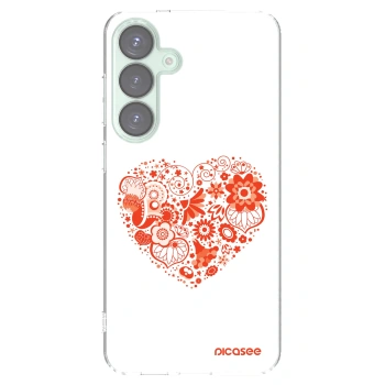 Picasee διαφανής θήκη σιλικόνης Samsung Galaxy S25+ 5G - Big heart
