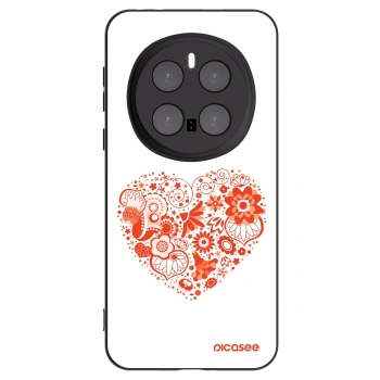 Picasee Μαύρη θήκη σιλικόνης για Honor Magic7 Pro 5G - Big heart