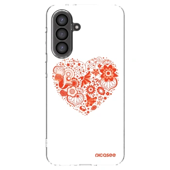 Picasee διαφανής θήκη σιλικόνης Samsung Galaxy A56 5G A566B - Big heart