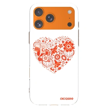 Picasee διαφανής θήκη σιλικόνης Apple iPhone 17 Pro Max - Big heart