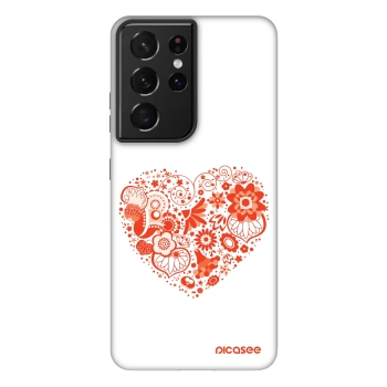 Picasee Fashion Case για Samsung Galaxy S21 Ultra 5G G998B - Big heart