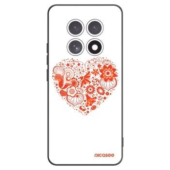 Picasee Μαύρη θήκη σιλικόνης για Xiaomi Redmi Note 15 - Big heart
