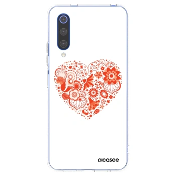 Picasee διαφανής θήκη σιλικόνης Xiaomi Mi 9 SE - Big heart
