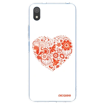 Picasee διαφανής θήκη σιλικόνης Xiaomi Redmi 7A - Big heart