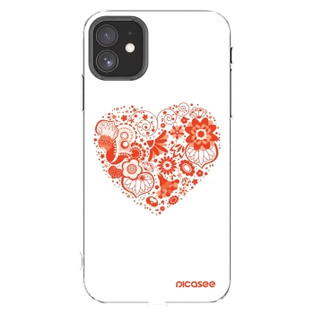 Picasee διαφανής θήκη σιλικόνης Apple iPhone 11 - Big heart