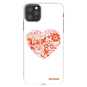 Picasee διαφανής θήκη σιλικόνης Apple iPhone 11 Pro Max - Big heart