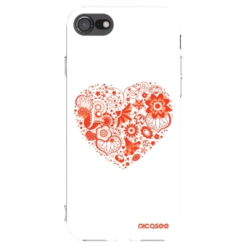 Picasee διαφανής θήκη σιλικόνης Apple iPhone 8 - Big heart