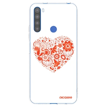 Picasee διαφανής θήκη σιλικόνης Xiaomi Redmi Note 8T - Big heart