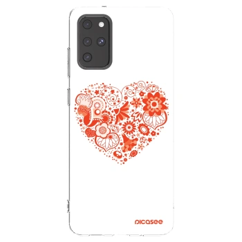 Picasee διαφανής θήκη σιλικόνης Samsung Galaxy S20+ G985F - Big heart