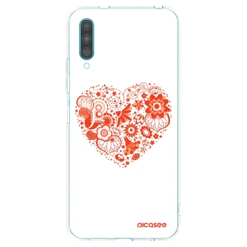 Picasee διαφανής θήκη σιλικόνης Samsung Galaxy A30s A307F - Big heart