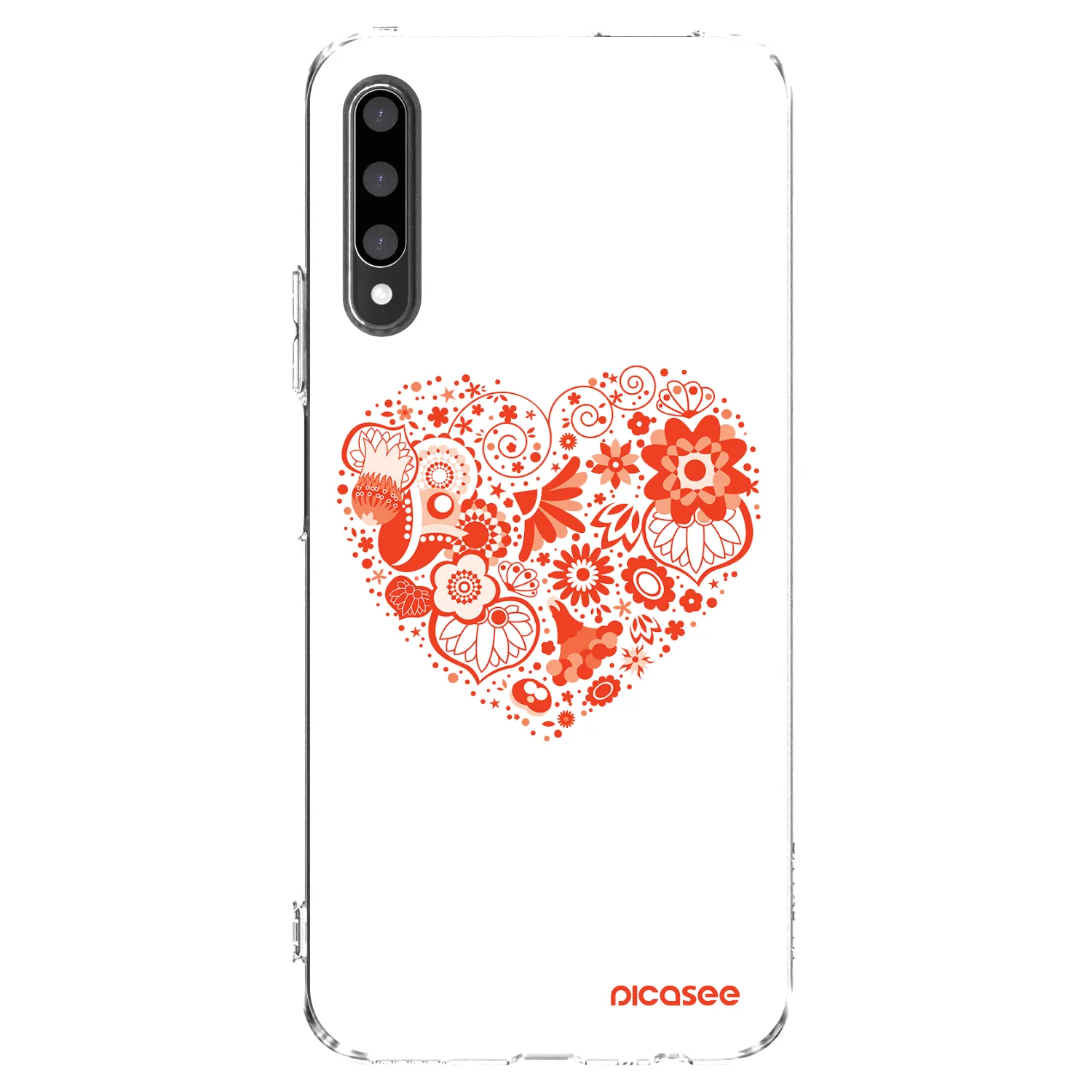 Picasee διαφανής θήκη σιλικόνης Honor 9X Pro - Big heart