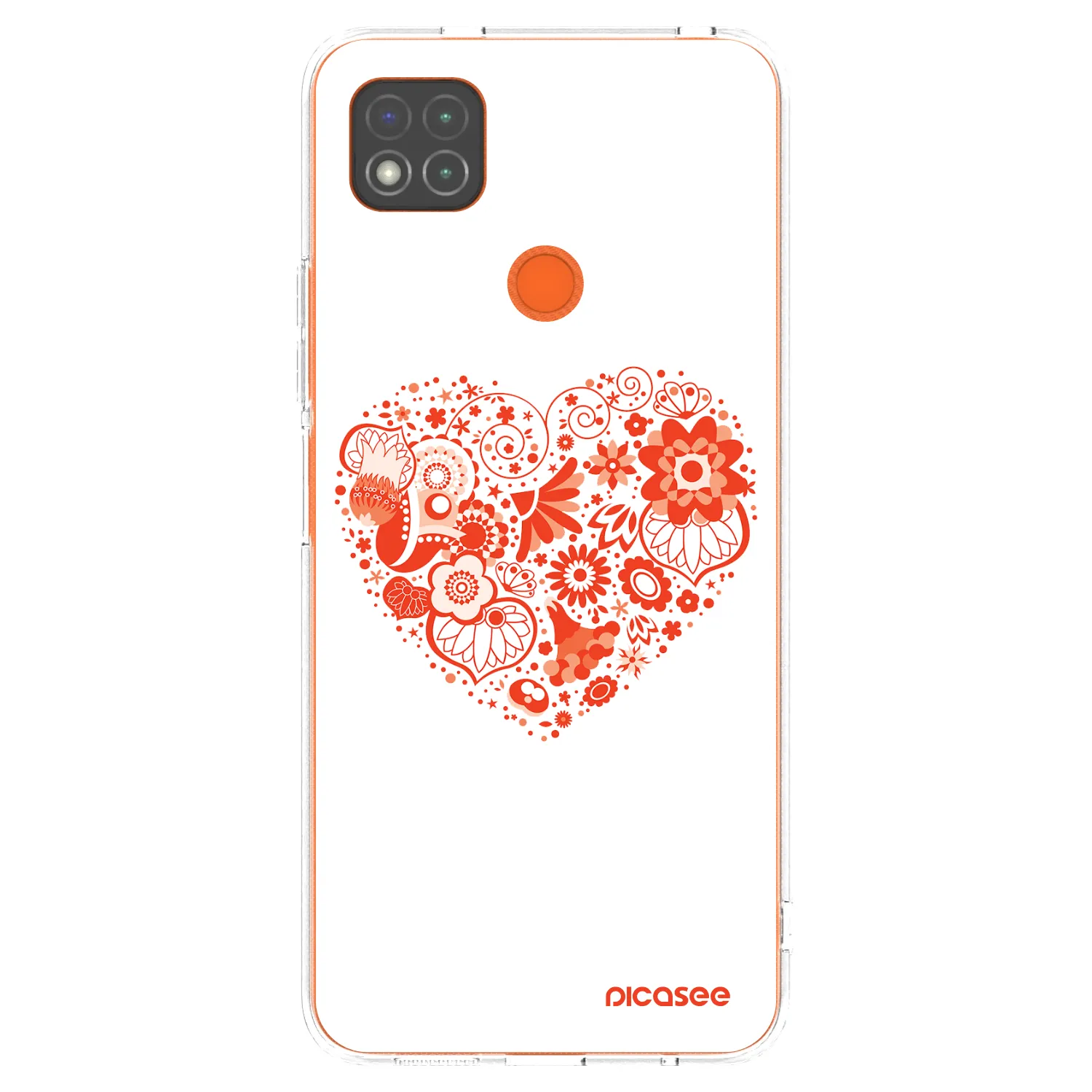 Picasee διαφανής θήκη σιλικόνης Xiaomi Redmi 9C - Big heart