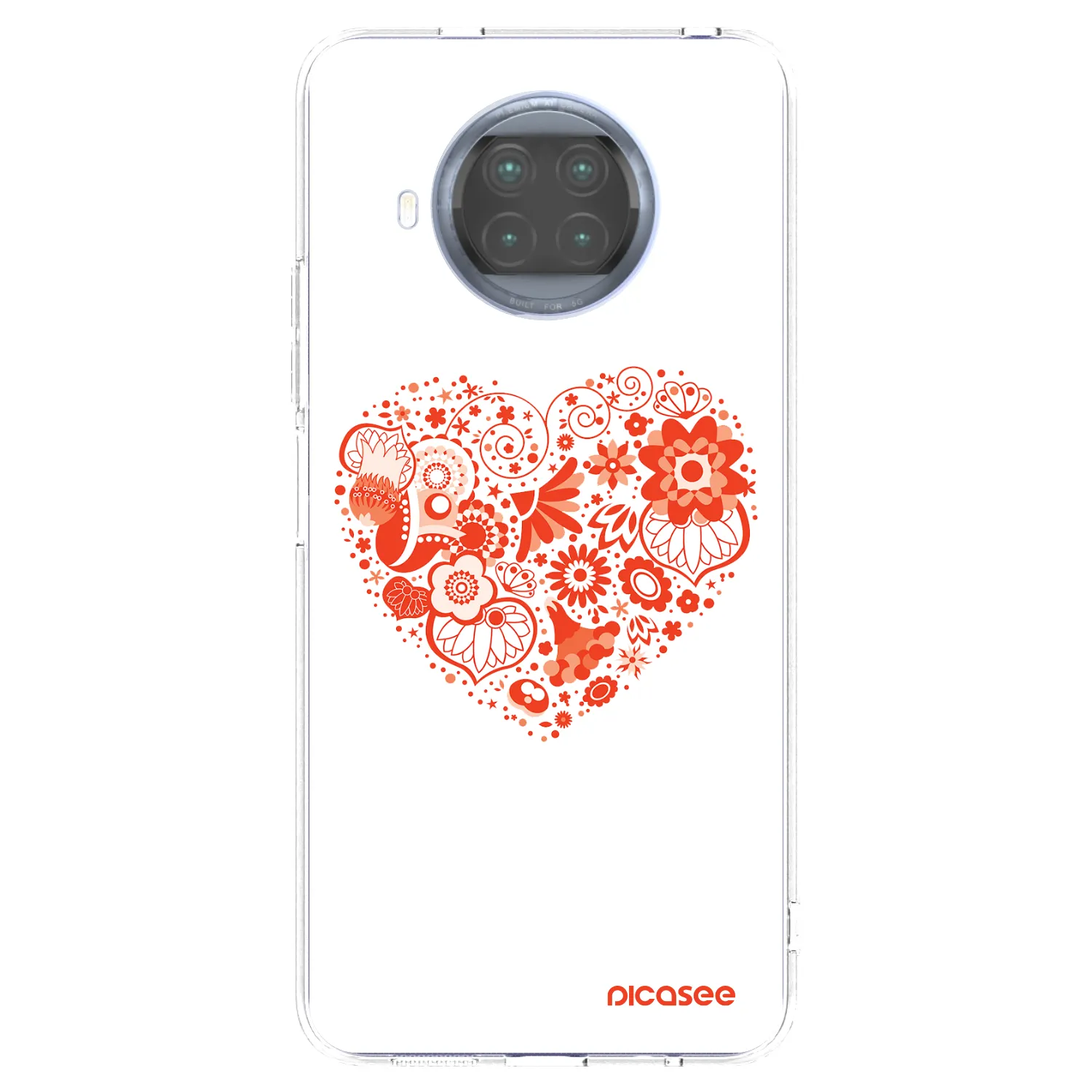 Picasee διαφανής θήκη σιλικόνης Xiaomi Mi 10T Lite - Big heart
