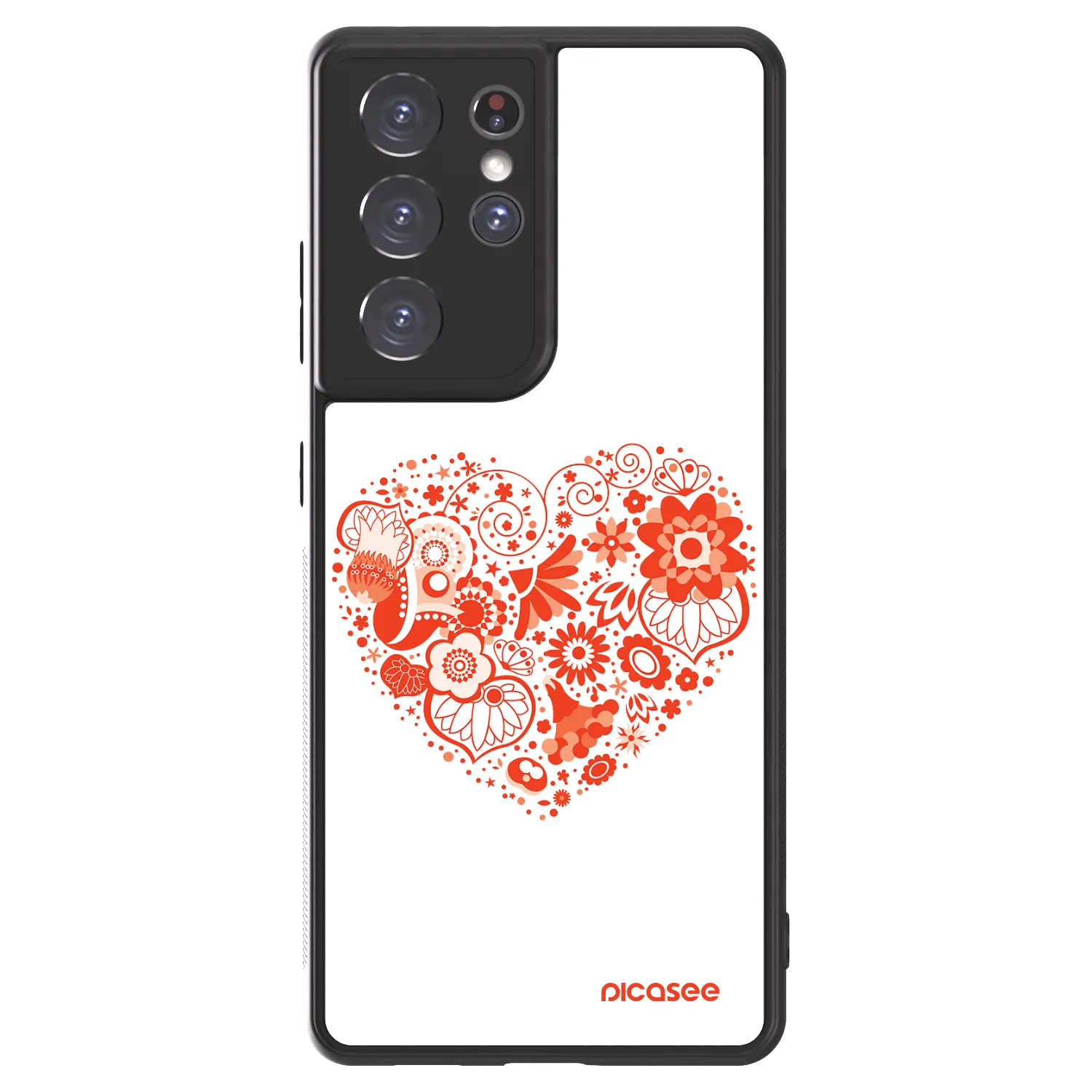 Picasee ULTIMATE CASE για Samsung Galaxy S21 Ultra 5G G998B - Big heart