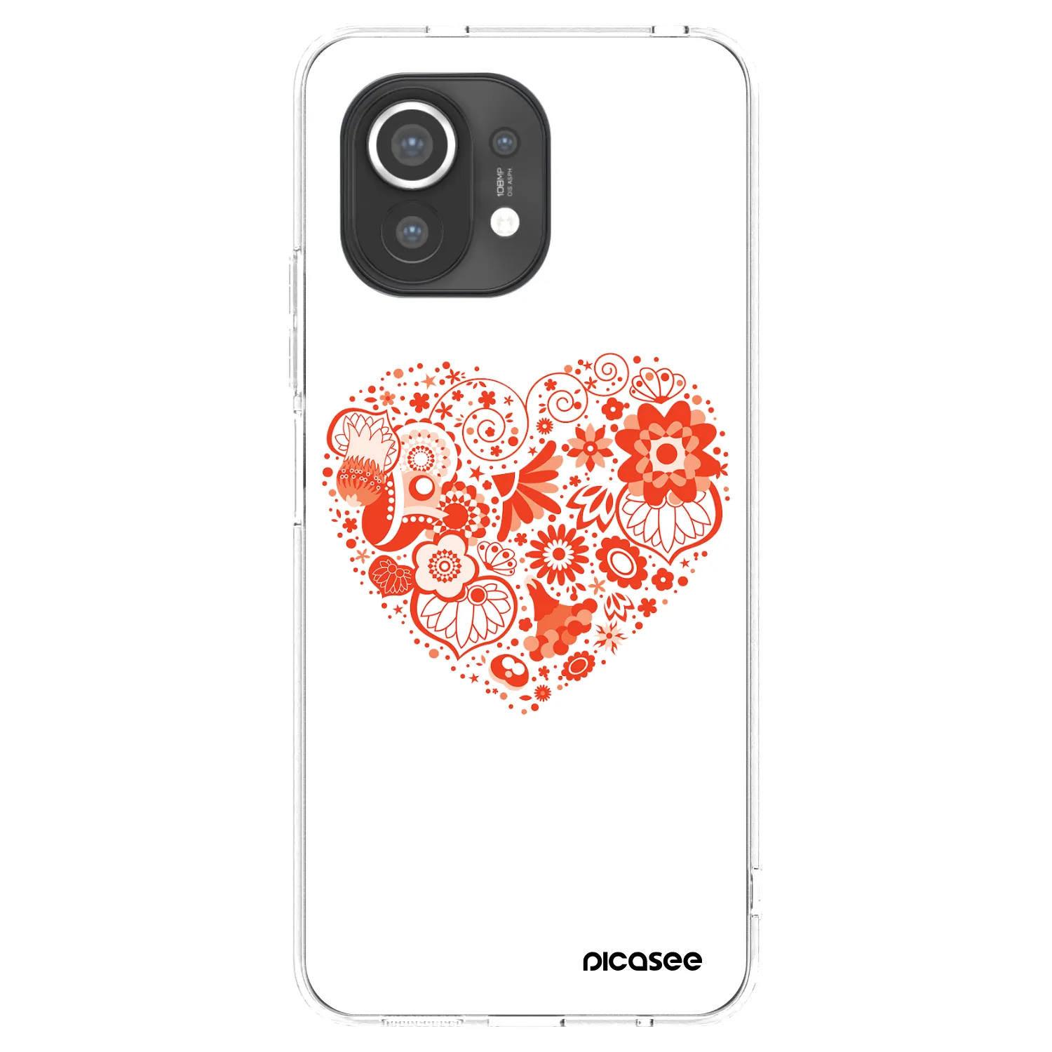 Picasee διαφανής θήκη σιλικόνης Xiaomi Mi 11 - Big heart