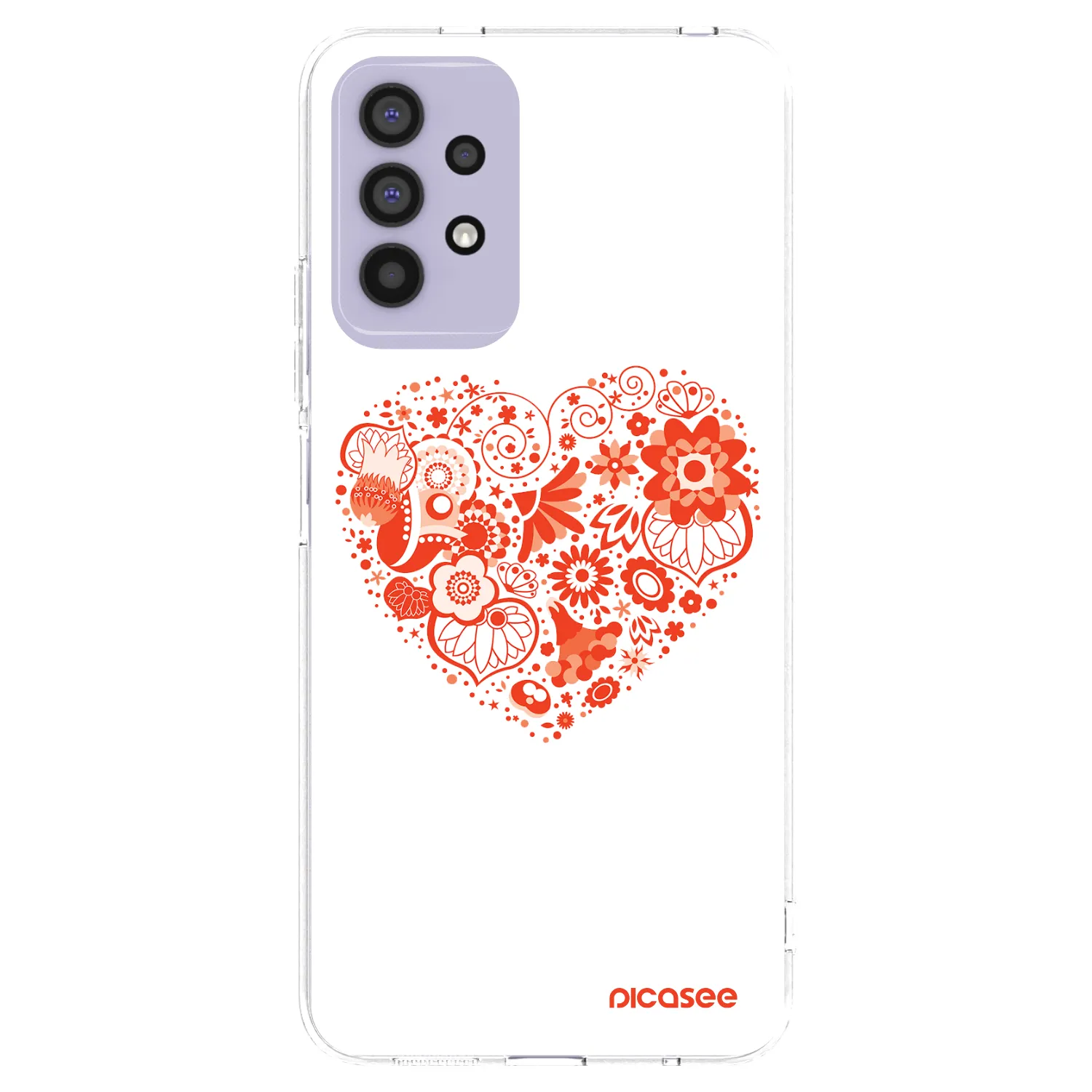 Picasee διαφανής θήκη σιλικόνης Samsung Galaxy A32 4G SM-A325F - Big heart
