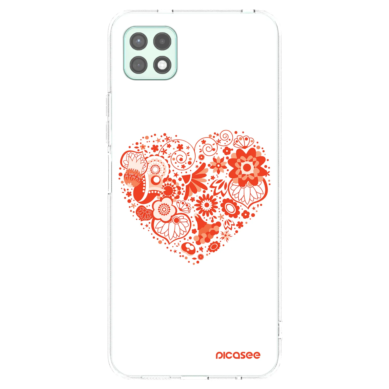 Picasee διαφανής θήκη σιλικόνης Samsung Galaxy A22 A226B 5G - Big heart