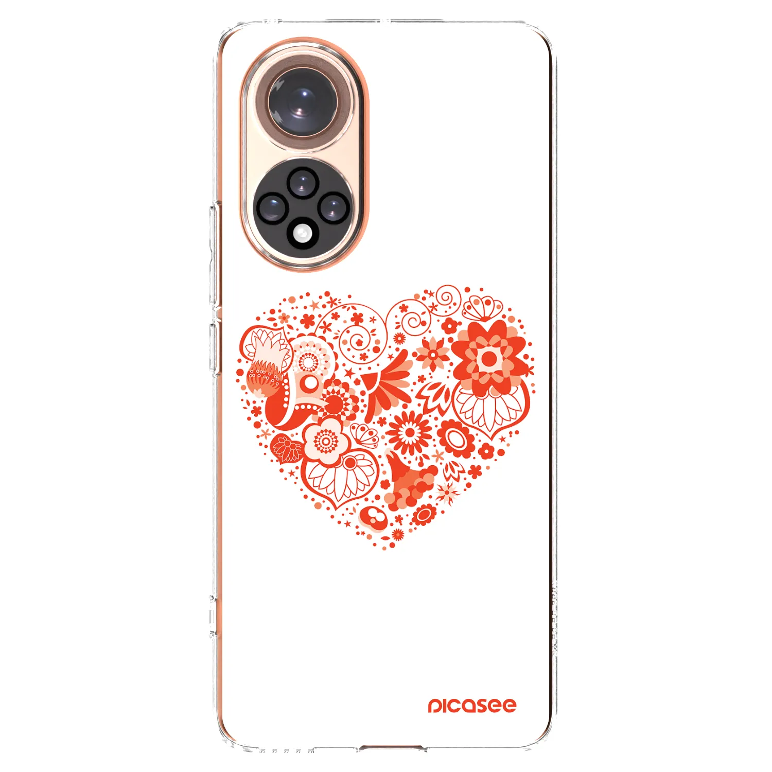 Picasee διαφανής θήκη σιλικόνης Huawei Nova 9 - Big heart
