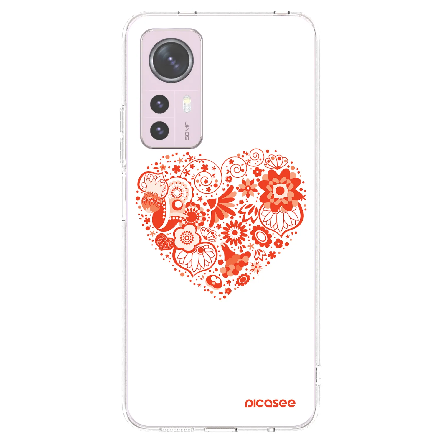 Picasee διαφανής θήκη σιλικόνης Xiaomi 12 - Big heart