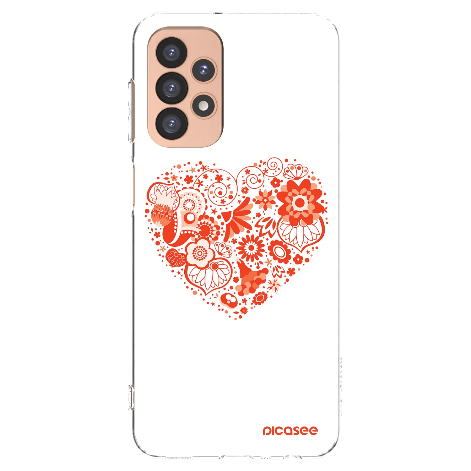 Picasee διαφανής θήκη σιλικόνης Samsung Galaxy A23 A236B 5G - Big heart