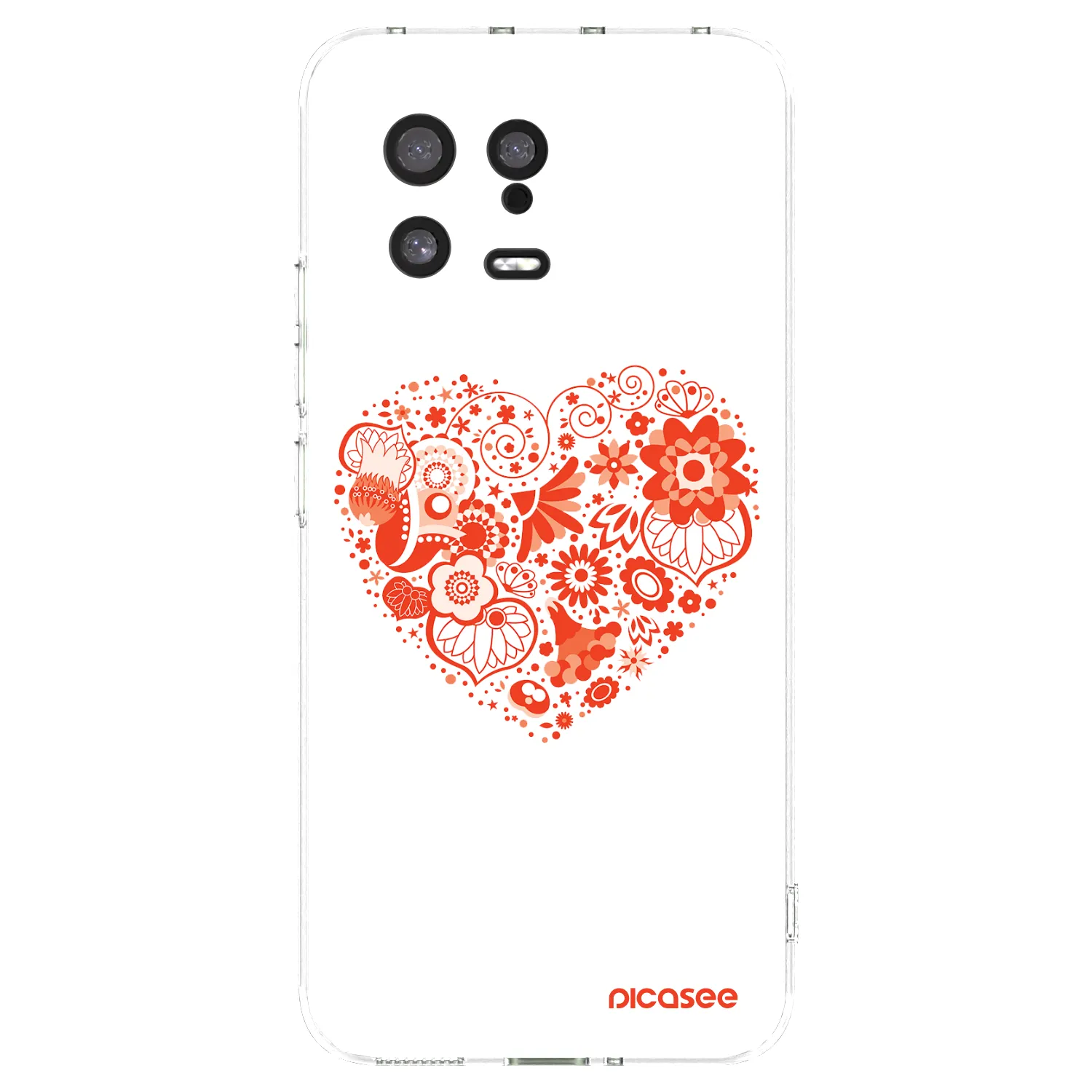 Picasee διαφανής θήκη σιλικόνης Xiaomi 13 - Big heart
