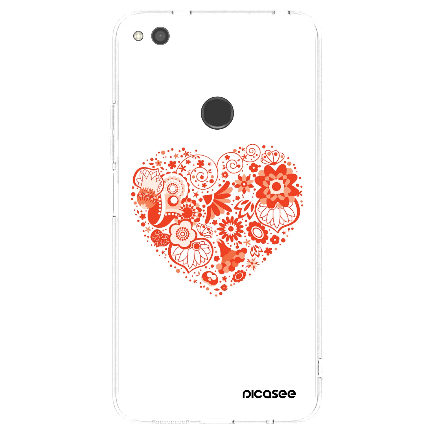 Picasee διαφανής θήκη σιλικόνης Huawei P9 Lite 2017 - Big heart