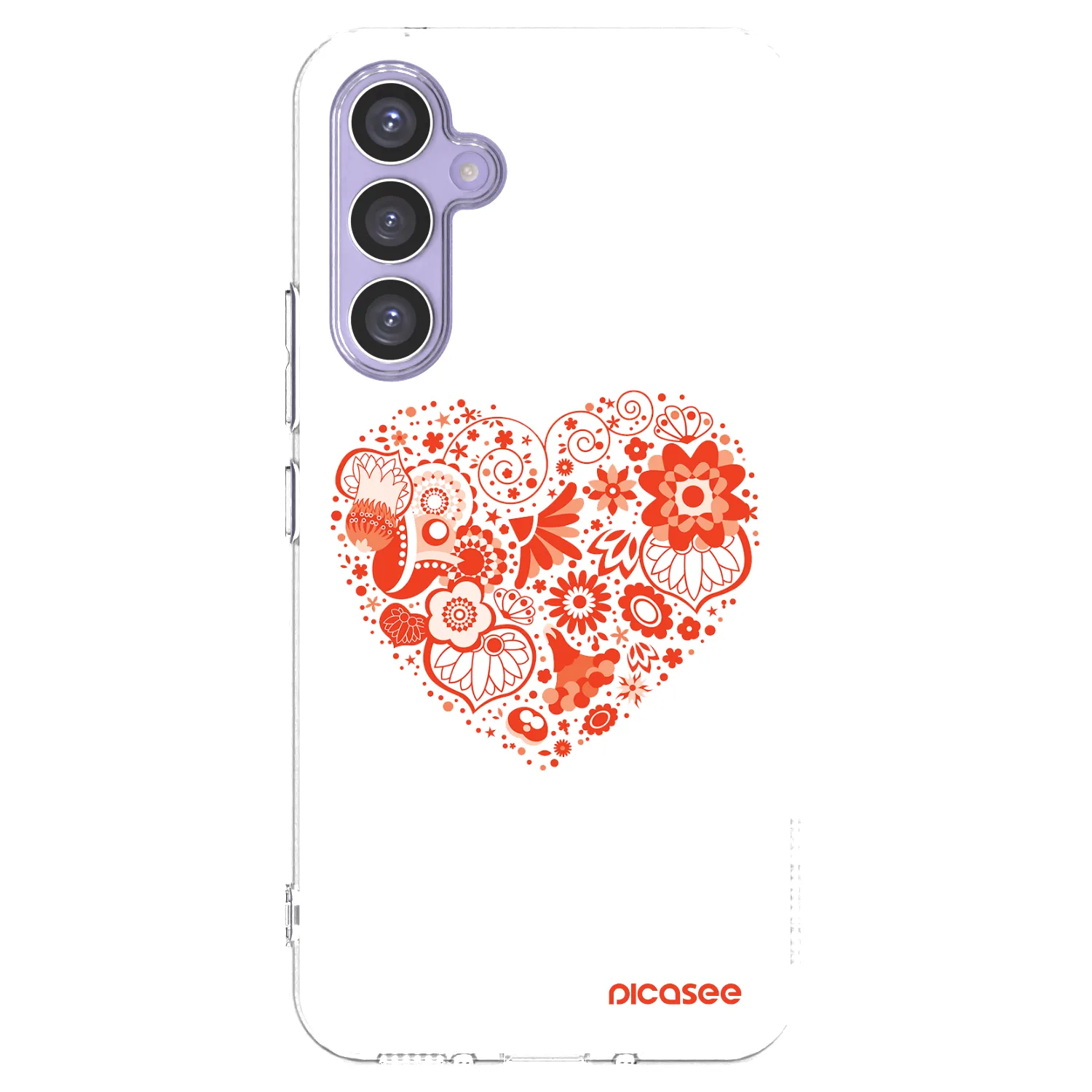Picasee διαφανής θήκη σιλικόνης Samsung Galaxy A54 5G A546B - Big heart