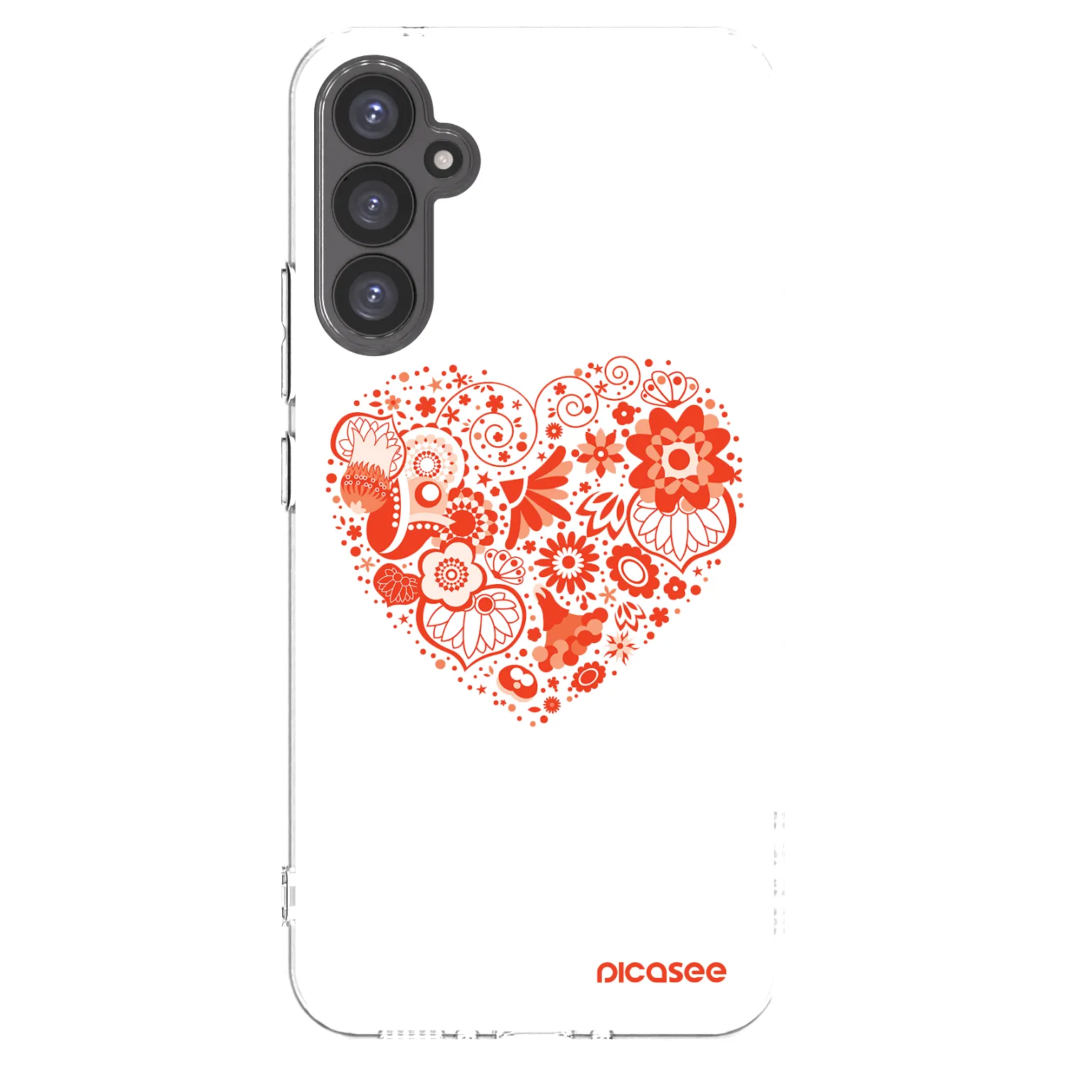 Picasee διαφανής θήκη σιλικόνης Samsung Galaxy A34 5G A346B - Big heart