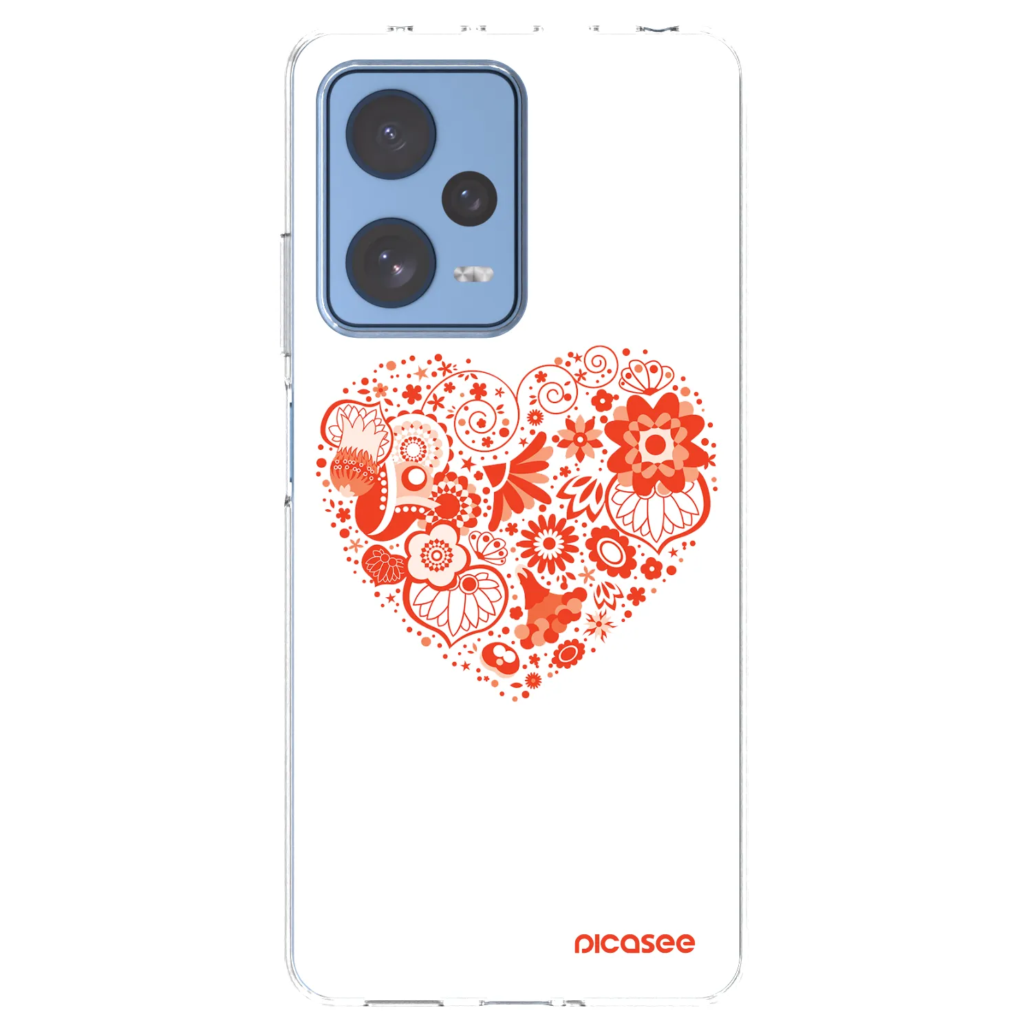 Picasee διαφανής θήκη σιλικόνης Xiaomi Redmi Note 12 Pro 5G - Big heart