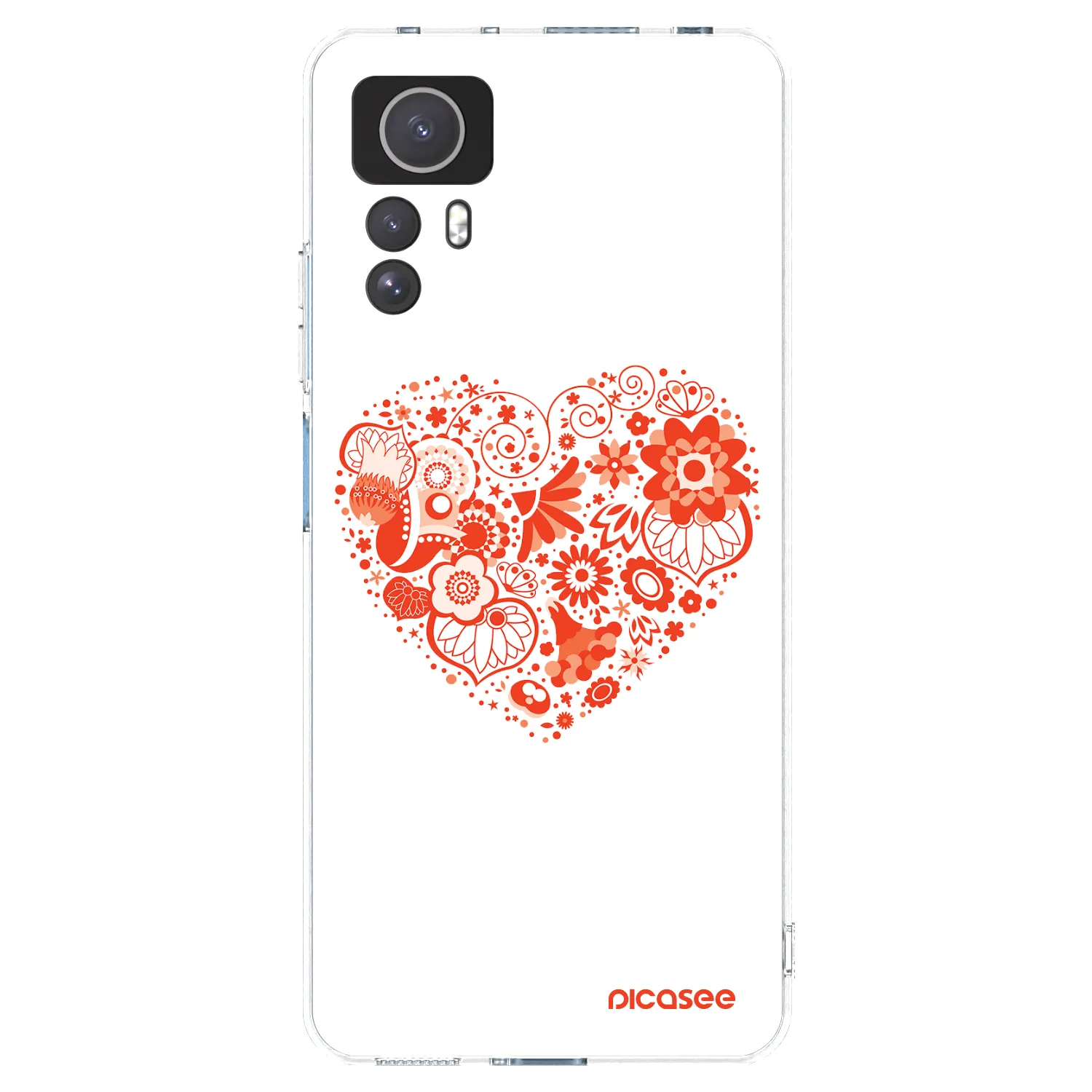 Picasee διαφανής θήκη σιλικόνης Xiaomi Redmi Note 12S - Big heart