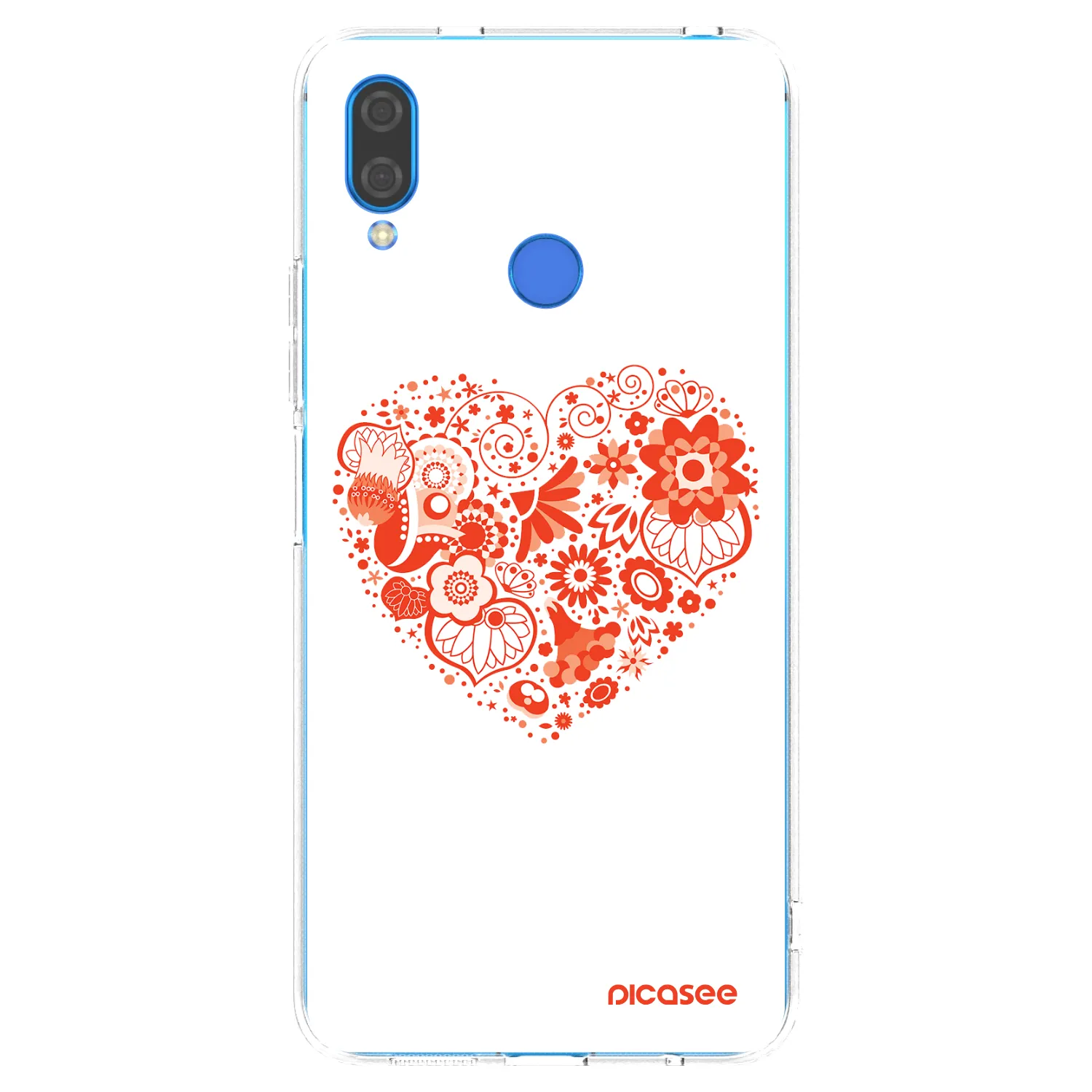 Picasee διαφανής θήκη σιλικόνης Huawei Nova 3i - Big heart
