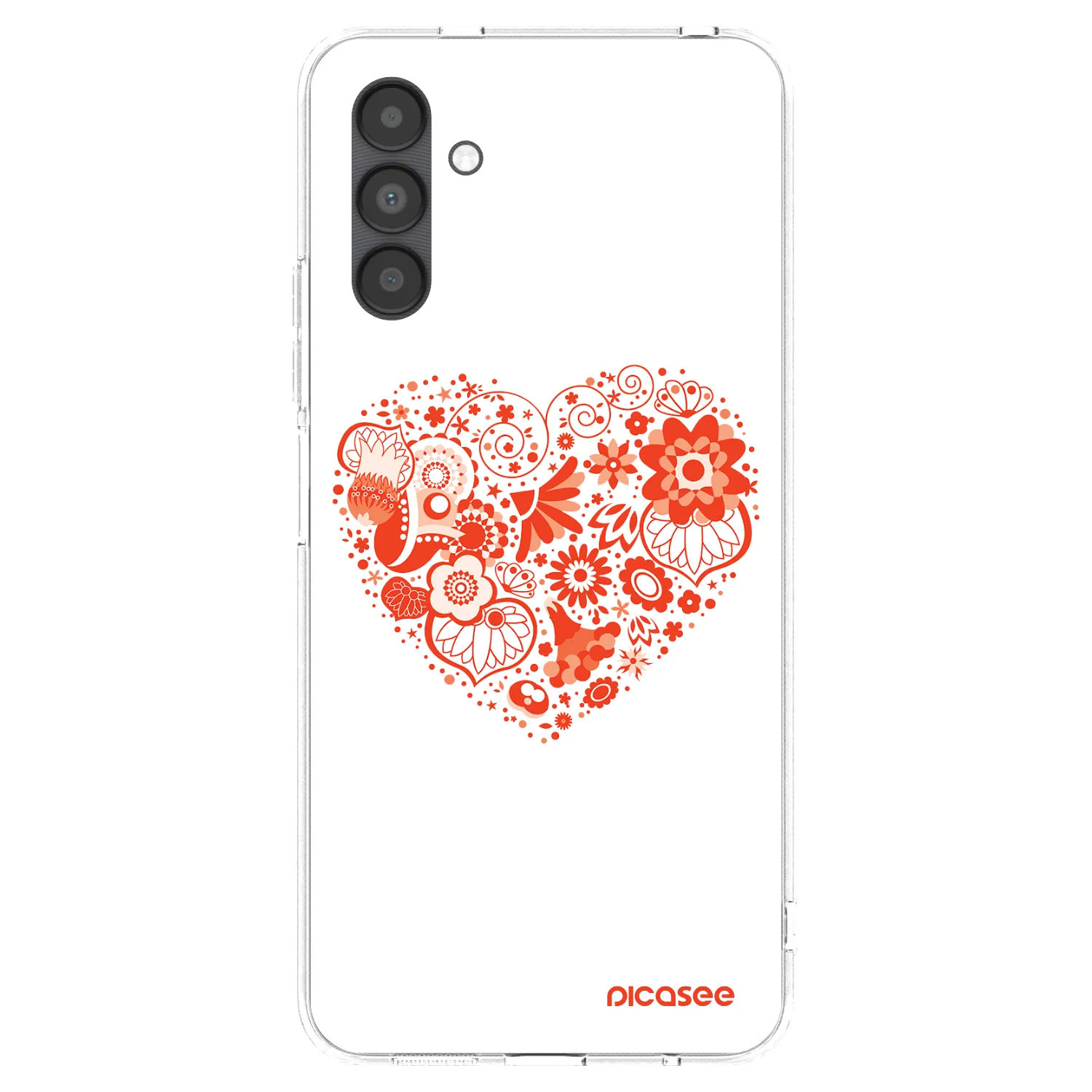 Picasee διαφανής θήκη σιλικόνης Samsung Galaxy A04s A047F - Big heart