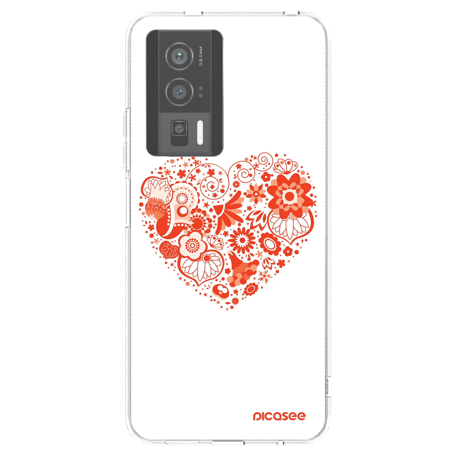 Picasee διαφανής θήκη σιλικόνης Xiaomi Poco F5 Pro 5G - Big heart