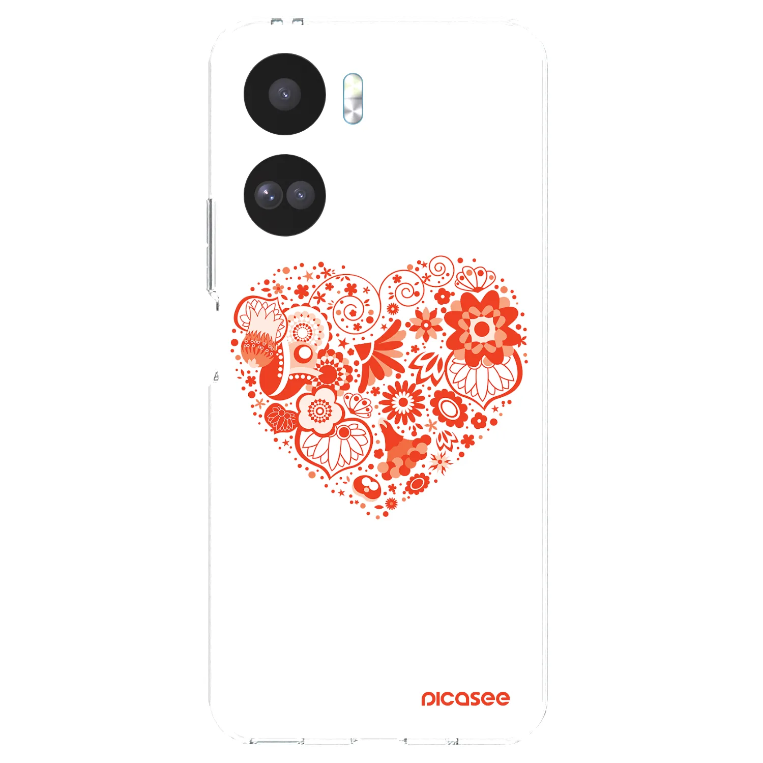 Picasee διαφανής θήκη σιλικόνης Honor 90 Lite 5G - Big heart