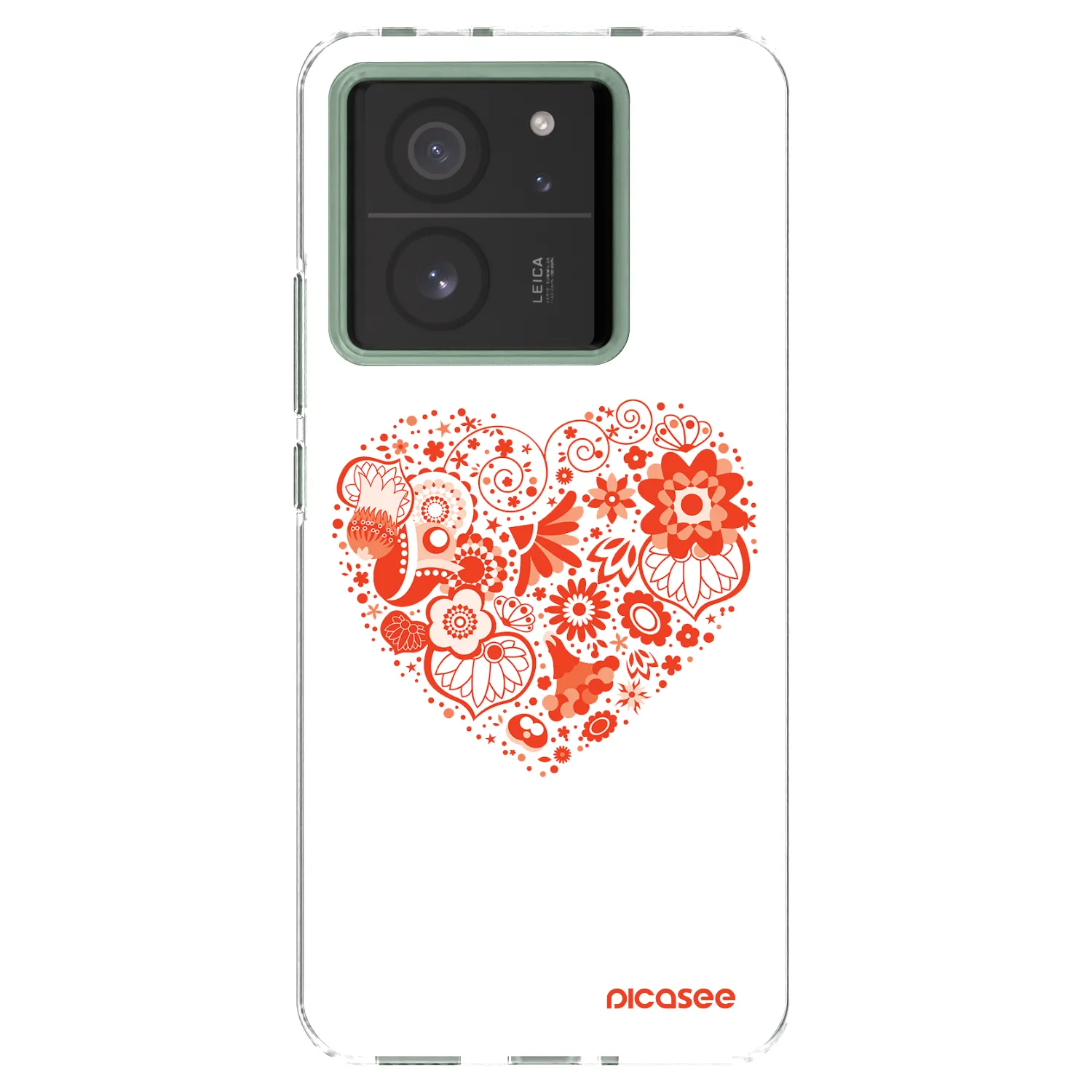 Picasee διαφανής θήκη σιλικόνης Xiaomi 13T Pro - Big heart